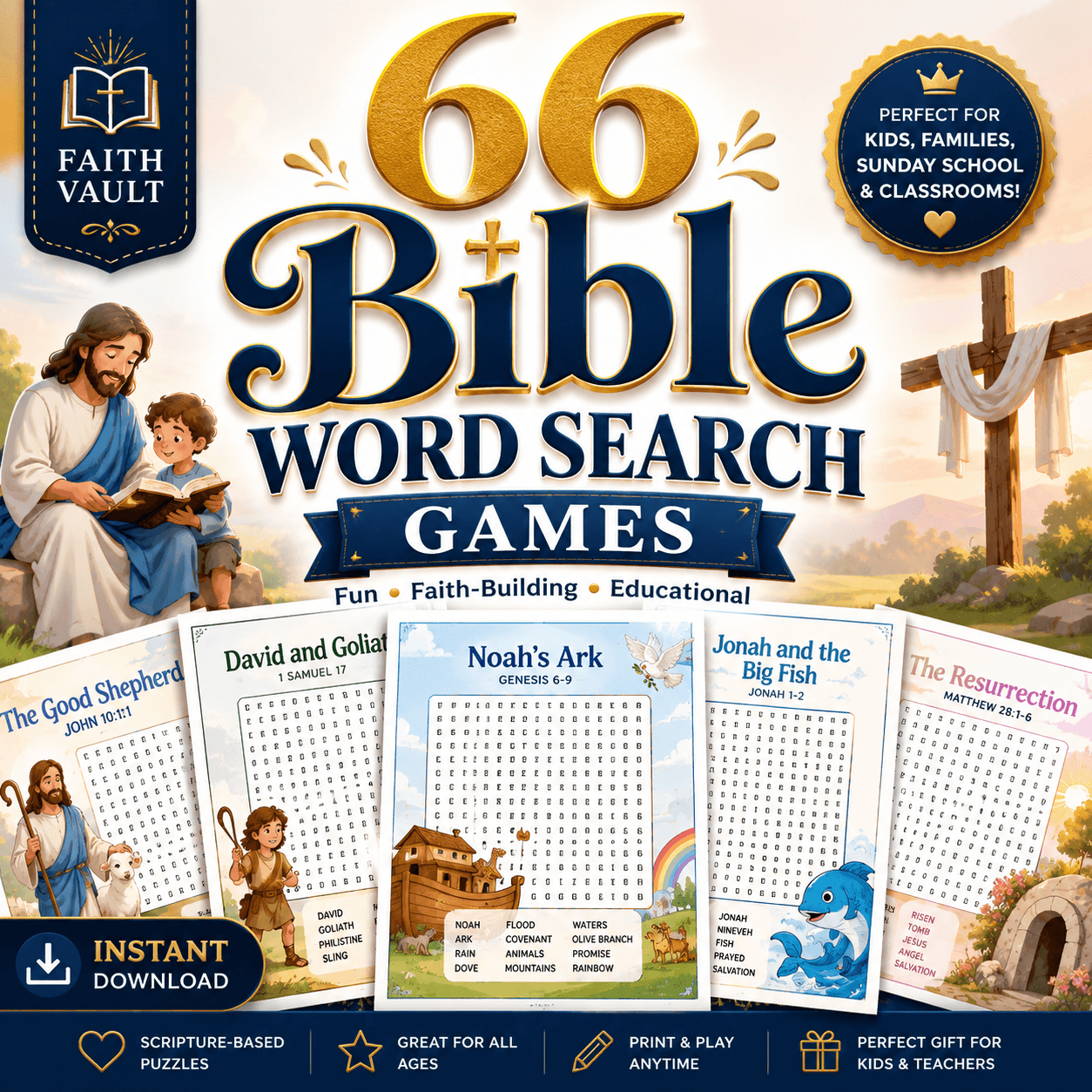 66 Bible Word Search Games