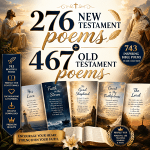 276 New Testament poems + 467 Old Testament poems